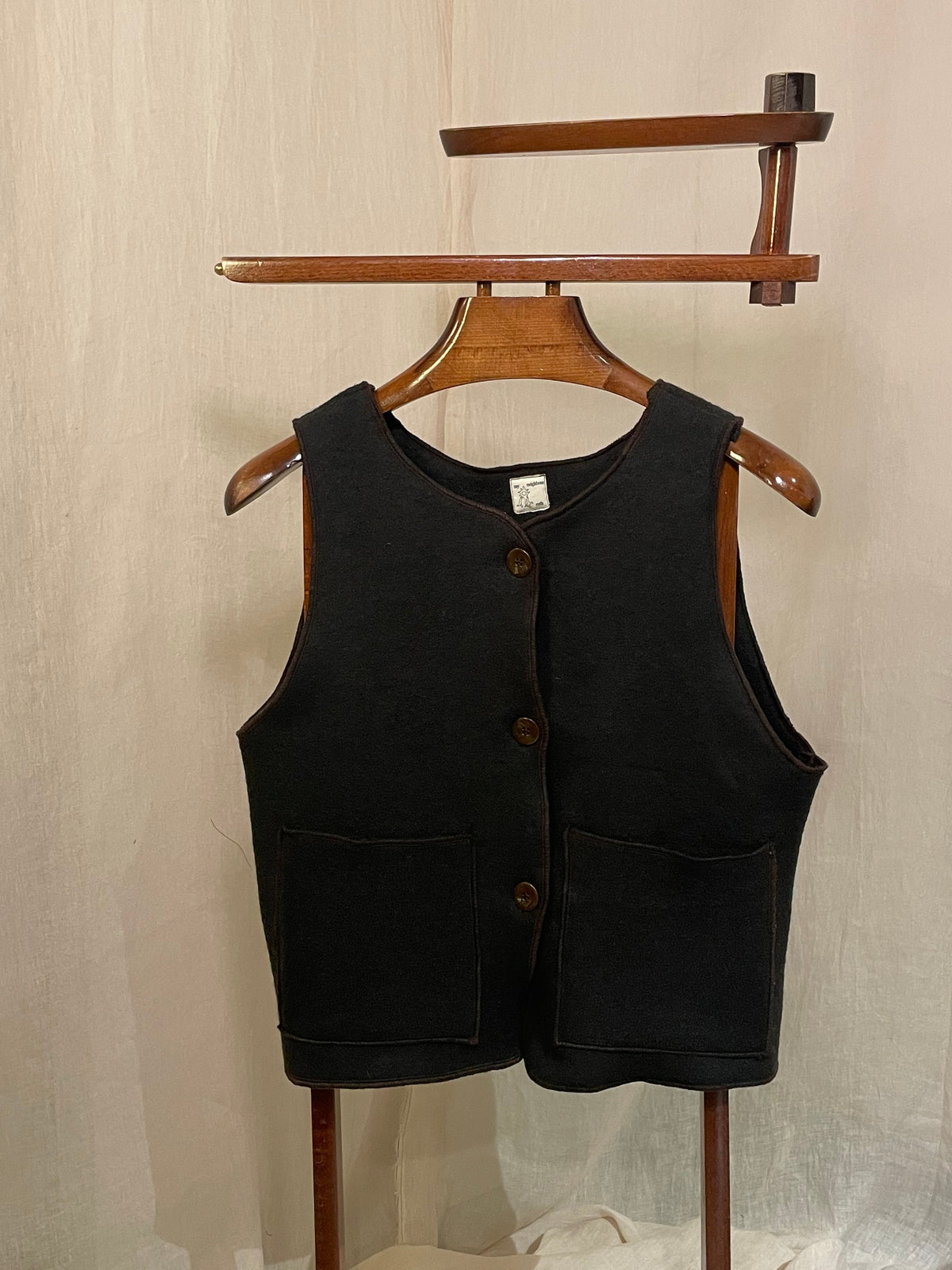 forest green grampa vest