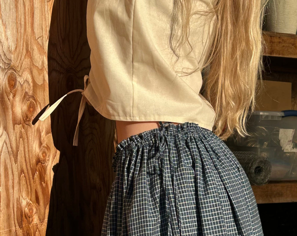 drawstring skirt