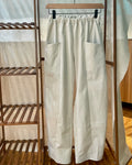 oatmeal barrel pants