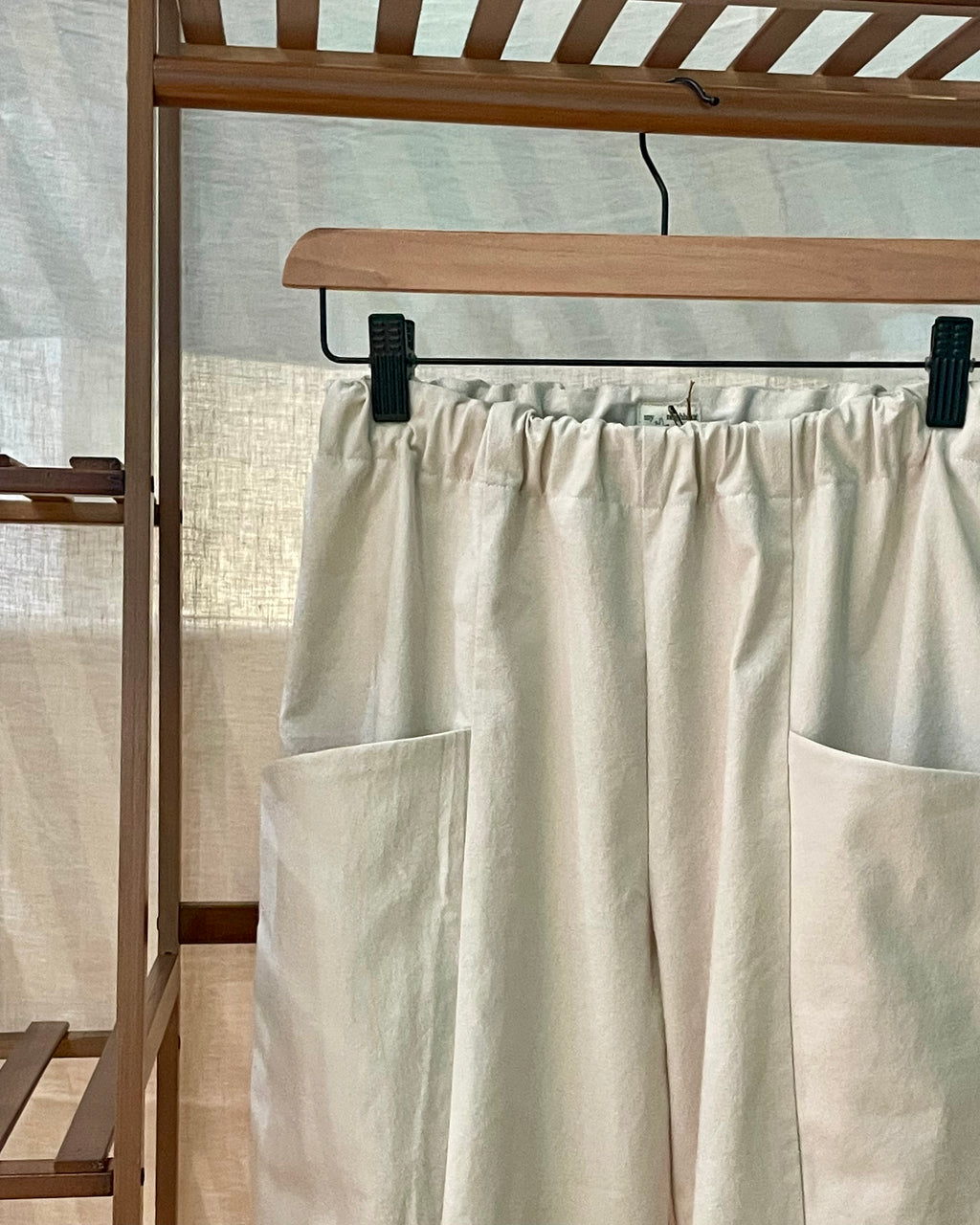 oatmeal barrel pants