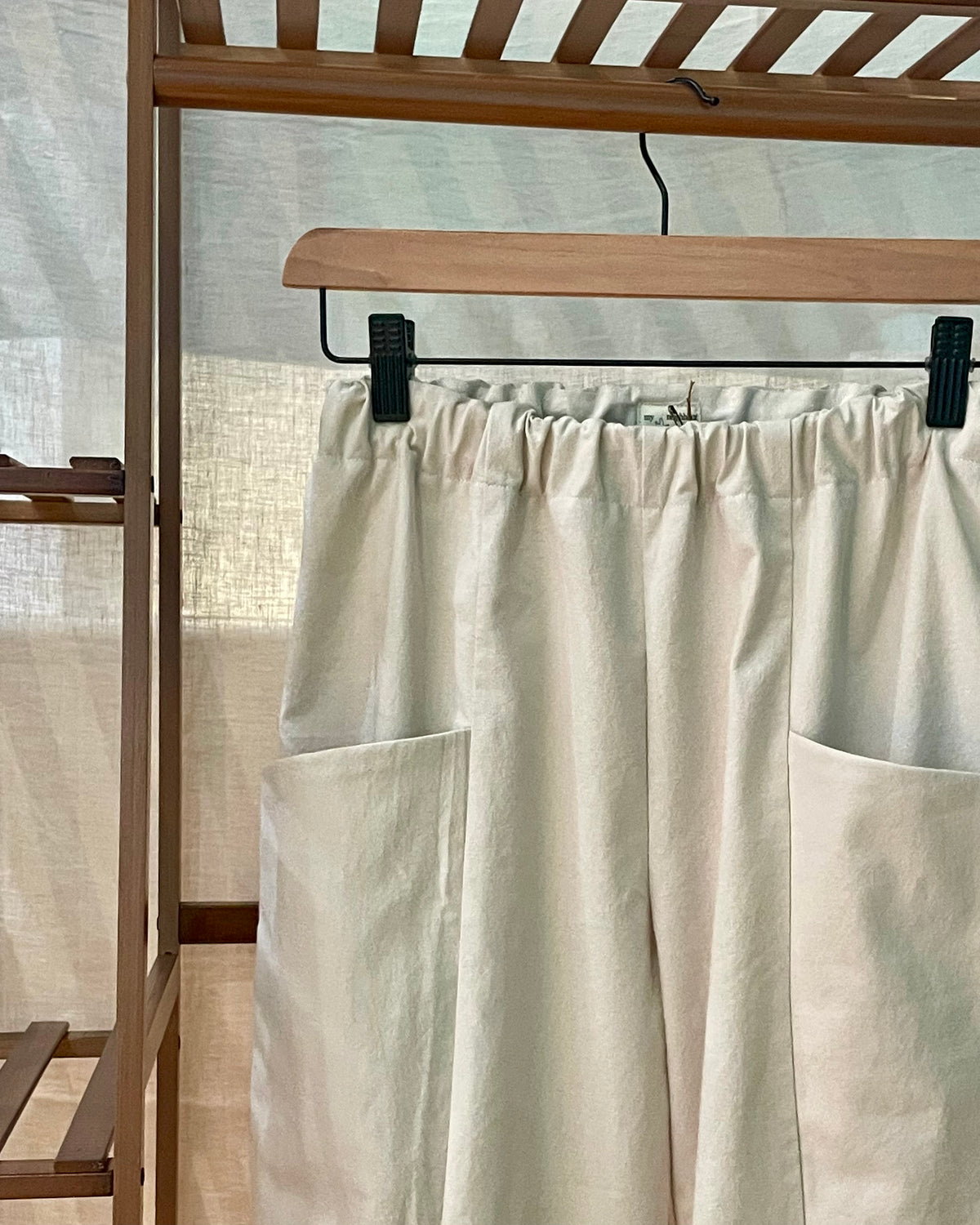 oatmeal barrel pants