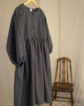 long sleeve patty pan midi dress